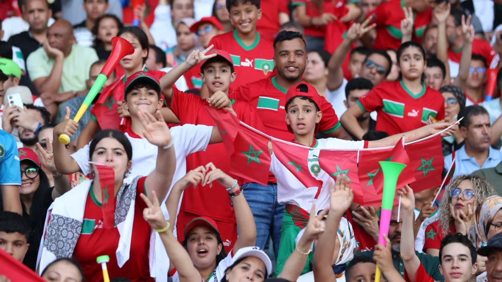 Fans at CAF 2025 Morocco